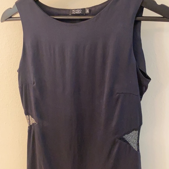 Black silk dressy top - Picture 2 of 4